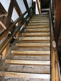 上野城内階段